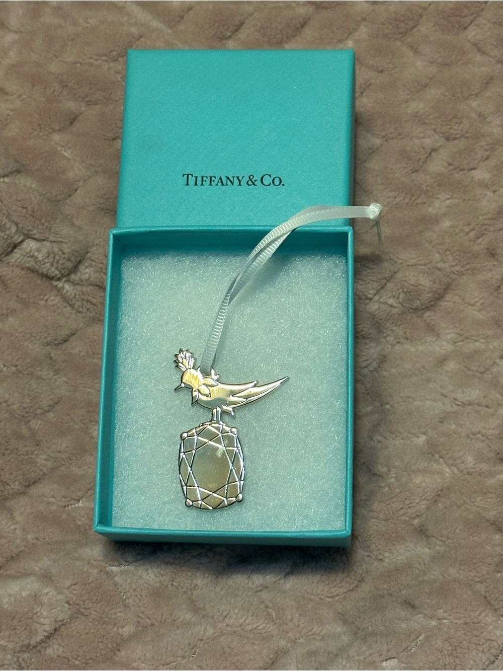 Tiffany & Co. Silver-Tone Bird Ornament